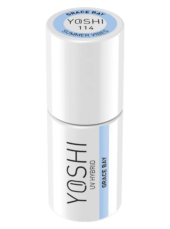 Gel Polish UV Hybrid Grace Bay 6 ml - 114 | Yoshi | Blue Gel Polish UV Hybrid Grace Bay 6 ml - 114 - Image 5