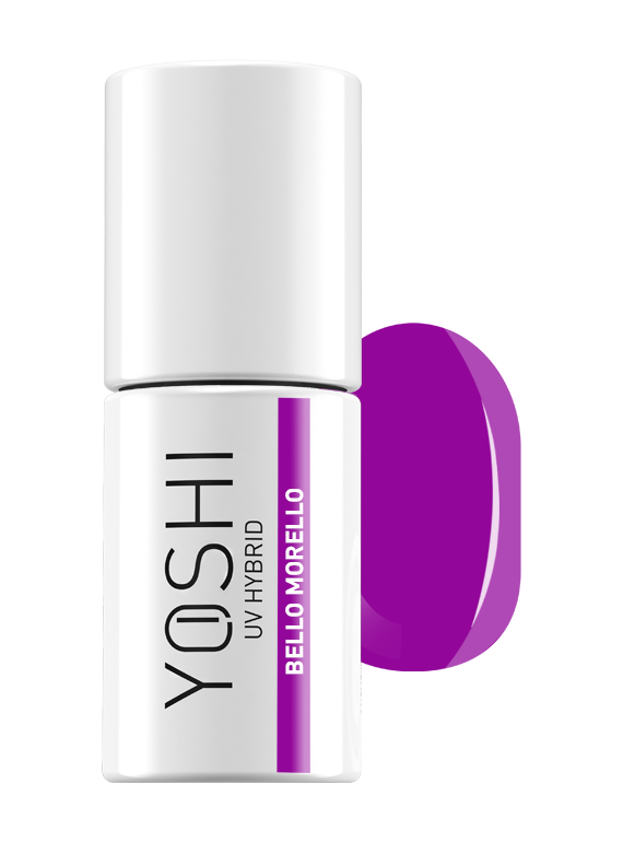 Gel Polish UV Hybrid Bello Morello 6 ml - 703 | Yoshi | Purple Gel Polish UV Hybrid Bello Morello 6 ml - 703