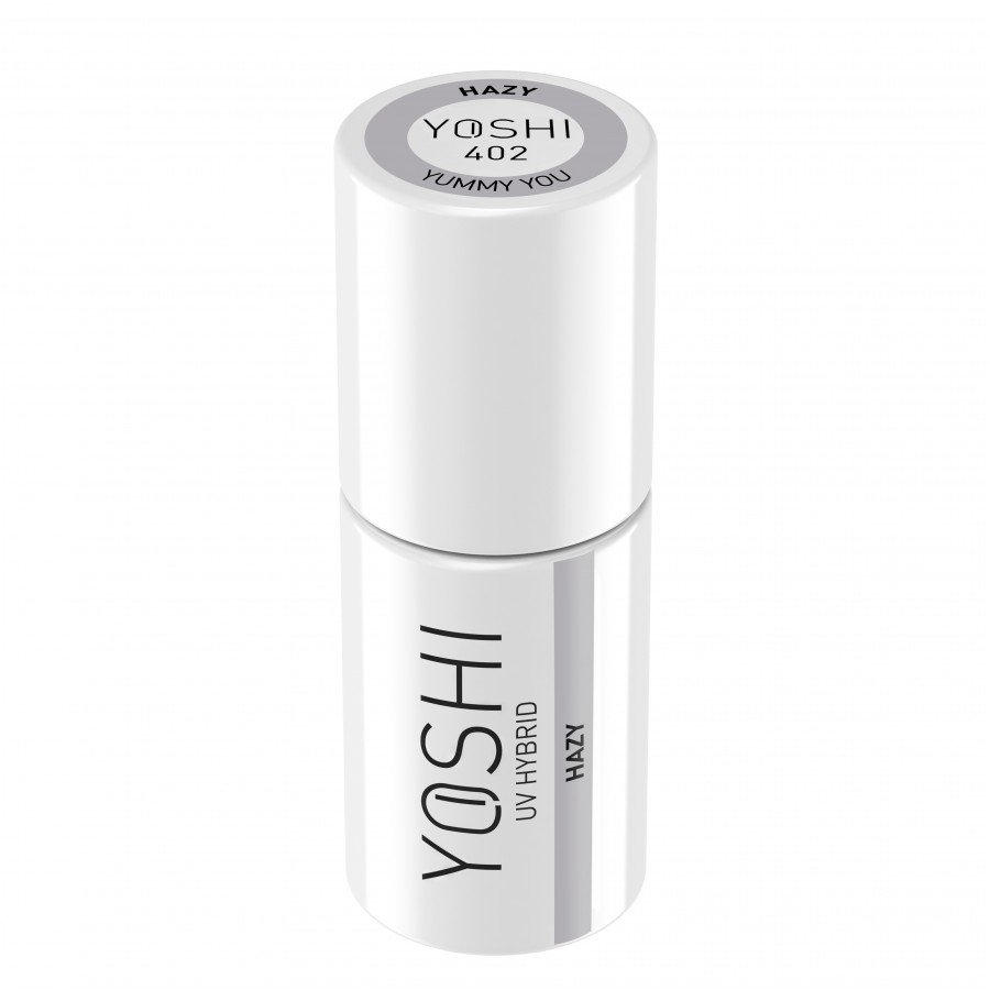 Gel Polish UV Hybrid Hazy 6 ml - 402 | Yoshi | Grey Gel Polish UV Hybrid Hazy 6 ml - 402 - Image 5