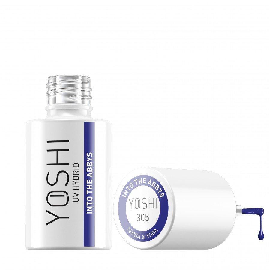 Gel Polish UV Hybrid Into the Abbys 6 ml - 305 | Yoshi | Blue Gel Polish UV Hybrid Into the Abbys 6 ml - 305 - Image 4