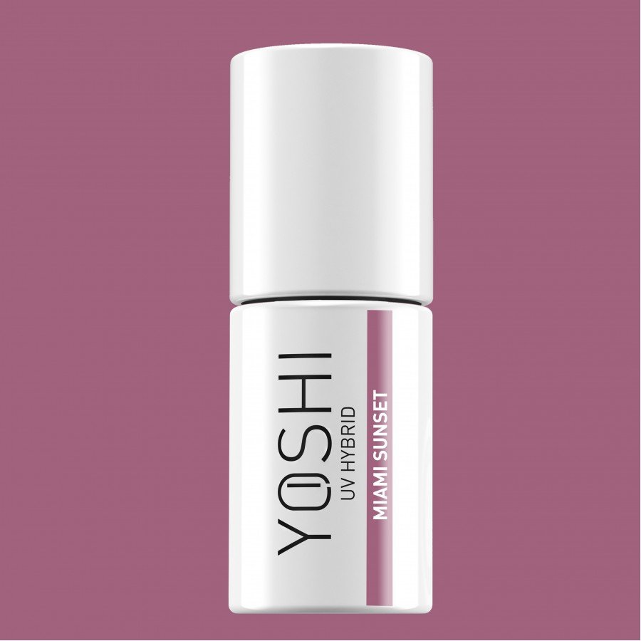 Gel Polish UV Hybrid Miami Sunset 6 ml - 203 | Yoshi | Pink Gel Polish UV Hybrid Miami Sunset 6 ml - 203 - Image 3