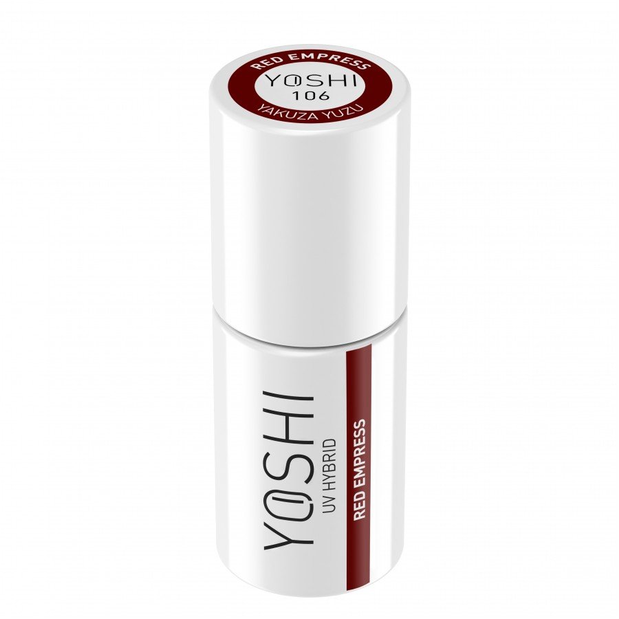 Gel Polish UV Hybrid Red Empress 6 ml - 106 | Yoshi | Red Gel Polish UV Hybrid Red Empress 6 ml - 106 - Image 6