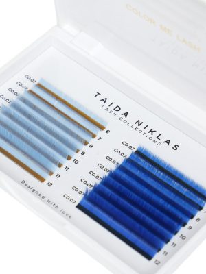 Matte Volume Lashes C/0.07 Mix Color Me Lash Collection™ Baby Blue | ocean blue