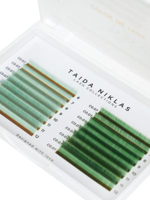 Matte Volume Lashes C/0.07 Mix Color Me Lash Collection™ Green Light | Tropic Green