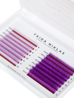 Matte Volume Lashes C/0.07 Mix Color Me Lash Collection™ Miss Violet | Purple Rain