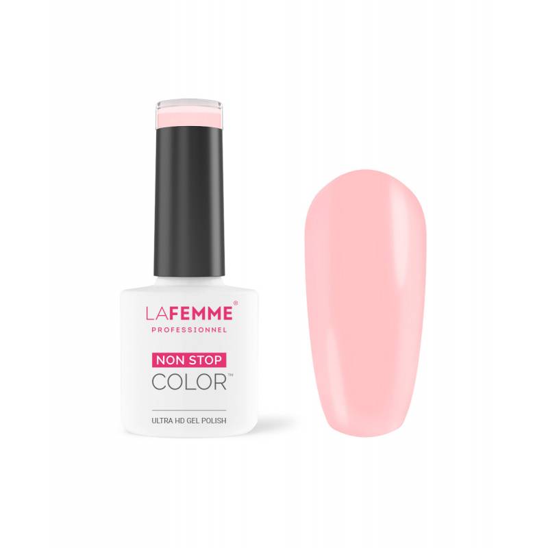 Gel Polish UV Hybrid Pink Pop 8 ml – 016 | La Femme | Pink Gel Polish UV Hybrid Pink Pop 8 ml – 016
