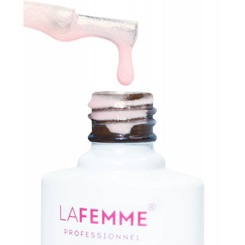 Gel Polish UV Hybrid Chiffon 8 ml – H037 | La Femme | Pink Gel Polish UV Hybrid Chiffon 8 ml – H037 - Image 3