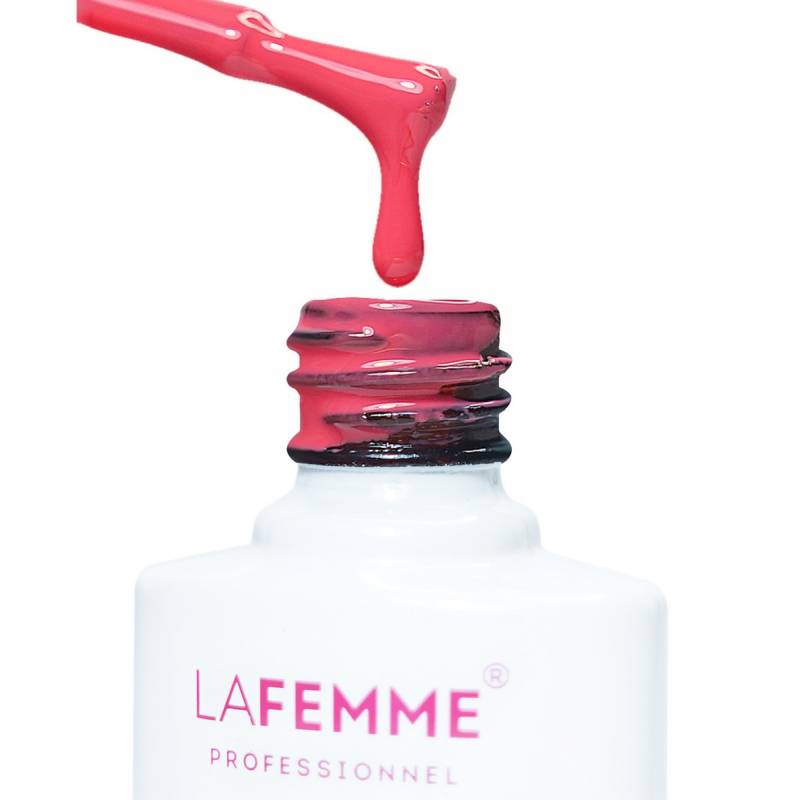 Gel Polish UV Hybrid Funny Day 8 ml – H078 | La Femme | Pink Gel Polish UV Hybrid Funny Day 8 ml – H078 - Image 3