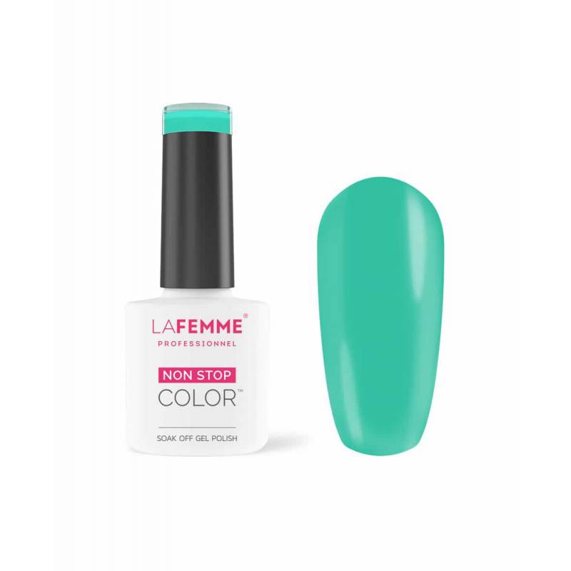 Gel Polish UV Hybrid Mint Green 8 ml – H080 | La Femme | Green Gel Polish UV Hybrid Mint Green 8 ml – H080