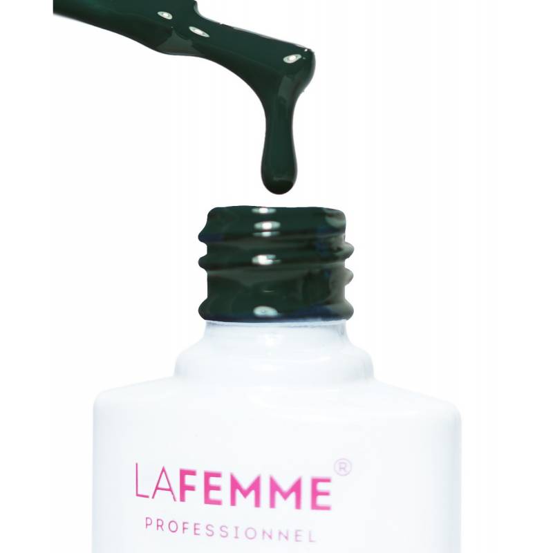 Gel Polish UV Hybrid Mysterious Labyrinth 8 ml – H054 | La Femme | Green Gel Polish UV Hybrid Mysterious Labyrinth 8 ml – H054 - Image 3