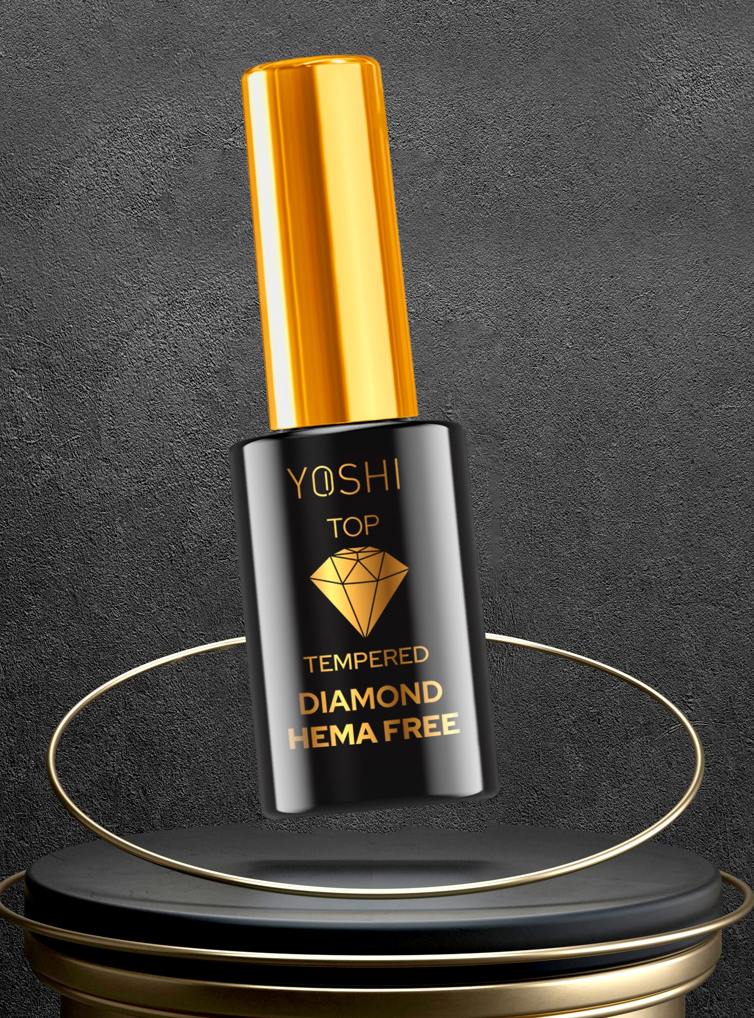 Top Tempered Diamond UV/LED Hybrid 10 Ml | Yoshi | Clear Top Tempered Diamond UV/LED Hybrid 10 Ml