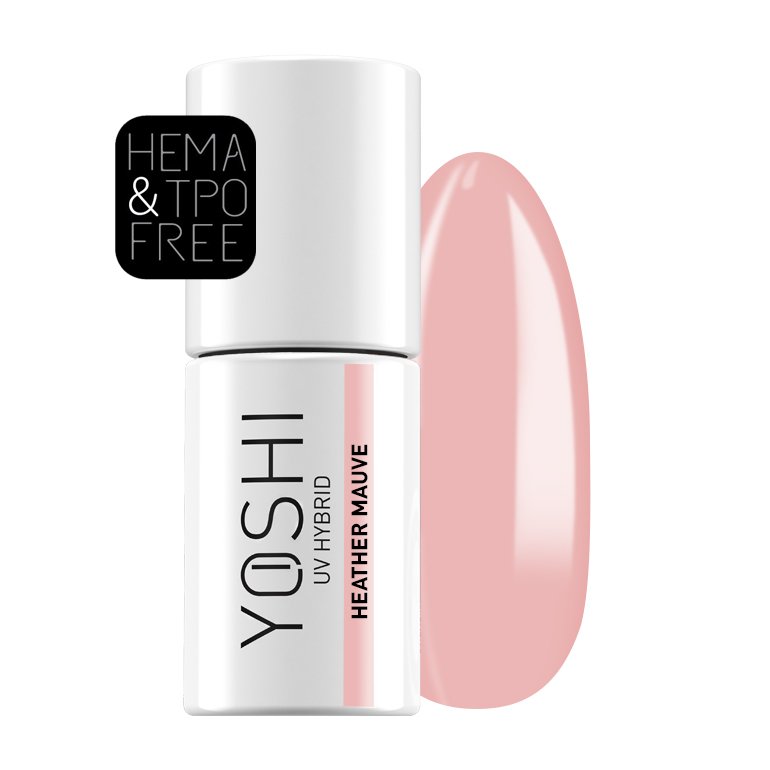 Gel Polish UV LED Heather Mauve 6 ml – 131 | Yoshi | Pink Gel Polish UV LED Heather Mauve 6 ml – 131
