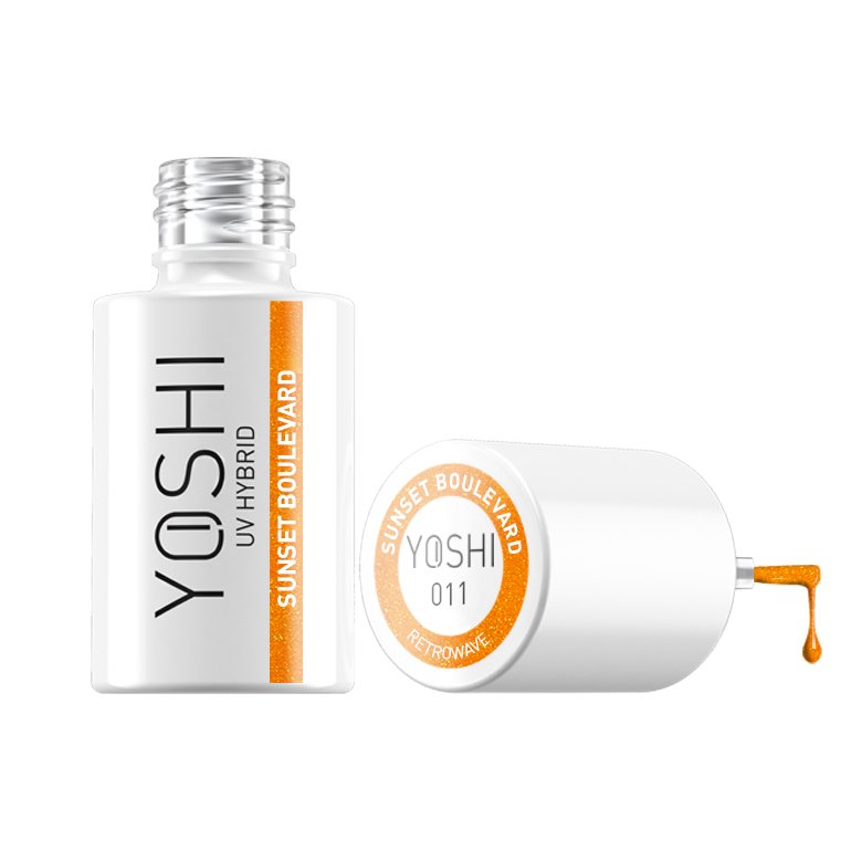 Gel Polish UV LED Sunset Boulevard 6 ml – 011 | Yoshi | Glitter Gel Polish UV LED Sunset Boulevard 6 ml – 011 - Image 6