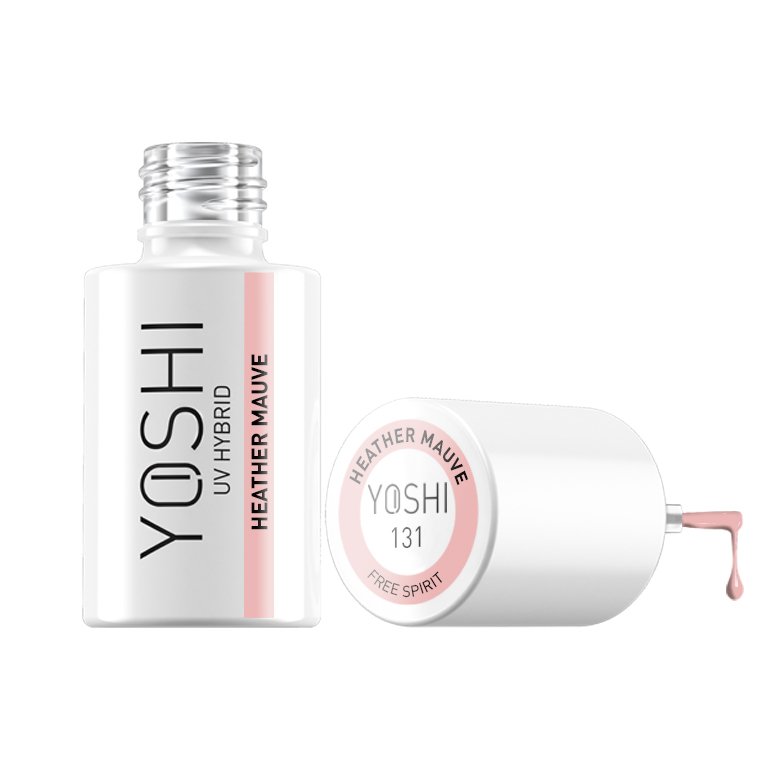 Gel Polish UV LED Heather Mauve 6 ml – 131 | Yoshi | Pink Gel Polish UV LED Heather Mauve 6 ml – 131 - Image 4