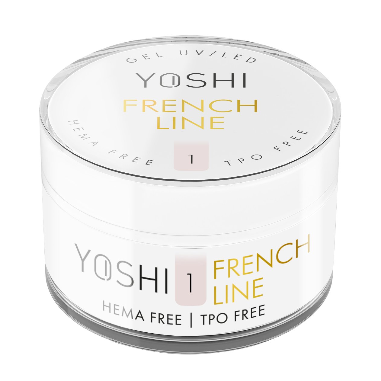 French Line GEL UV LED No 1 15ml | Yoshi | Pink French Line GEL UV LED No 1 15ml - Image 6