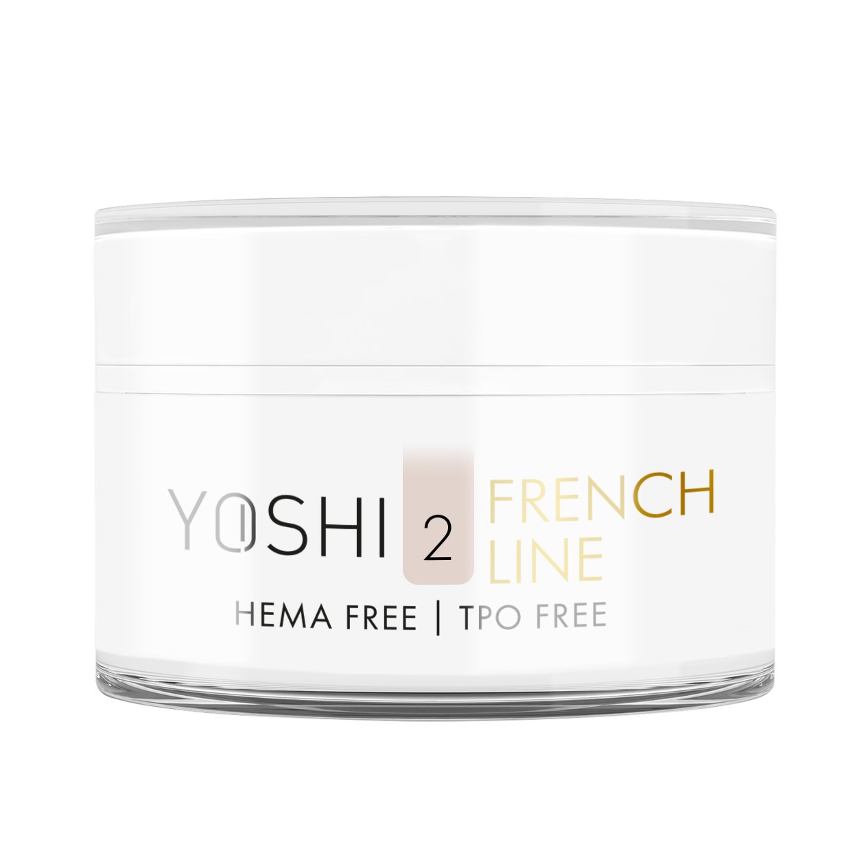French Line GEL UV LED No 2 50 ml | Yoshi | Pink French Line GEL UV LED No 2 50 ml - Image 5