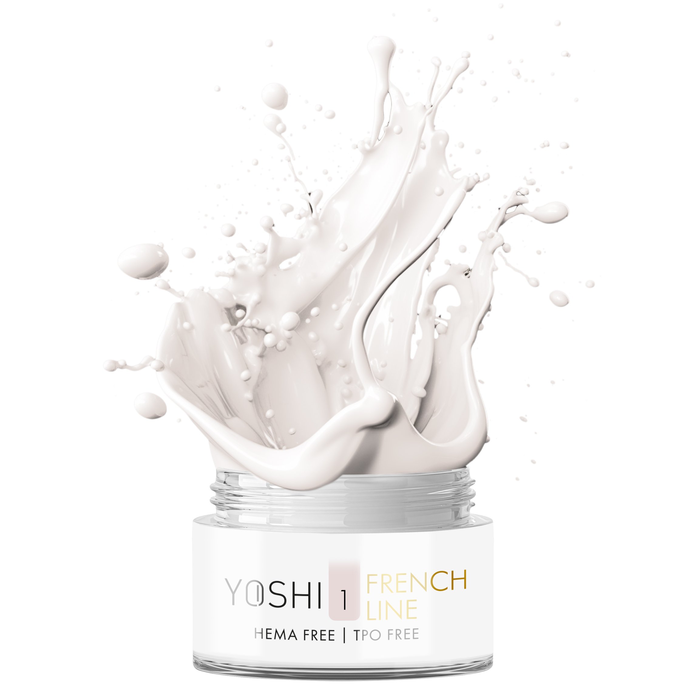 French Line GEL UV LED No 1 15ml | Yoshi | Pink French Line GEL UV LED No 1 15ml - Image 2