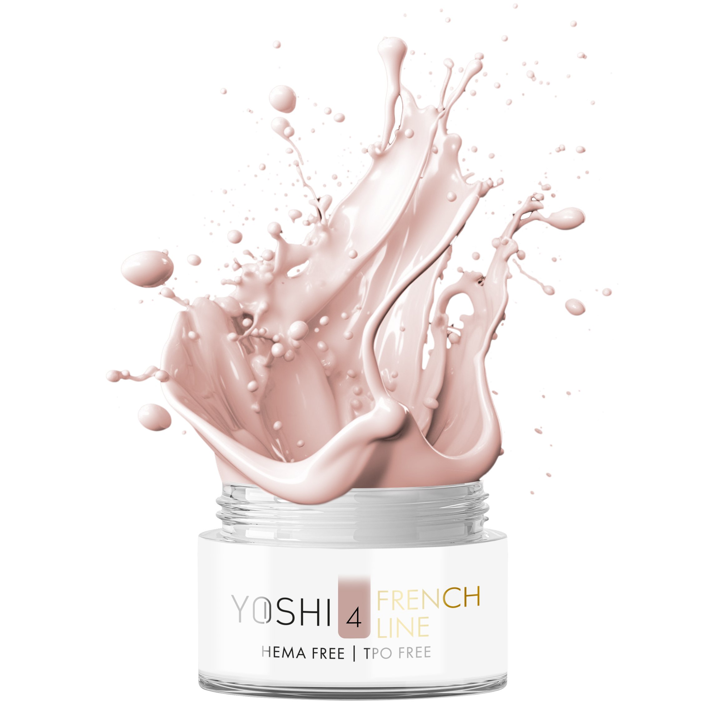 French Line GEL UV LED No 4 50 ml | Yoshi | Beige French Line GEL UV LED No 4 50 ml - Image 6