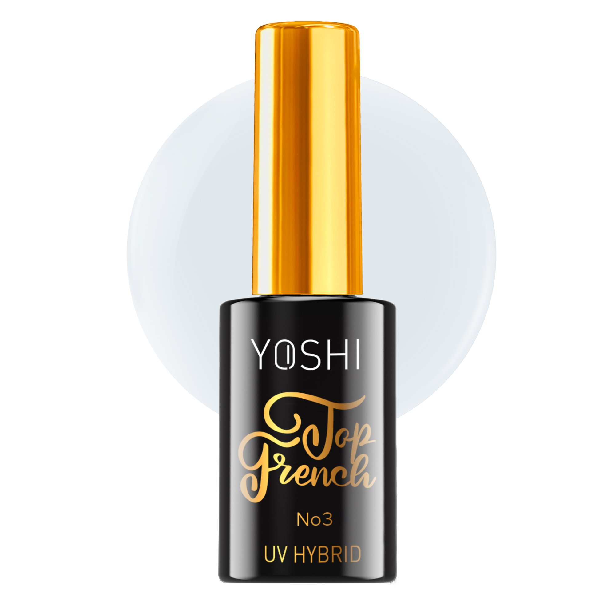 Top French UV/LED Hybrid 10 ml – No3 | Yoshi | White Top French UV/LED Hybrid 10 ml – No3