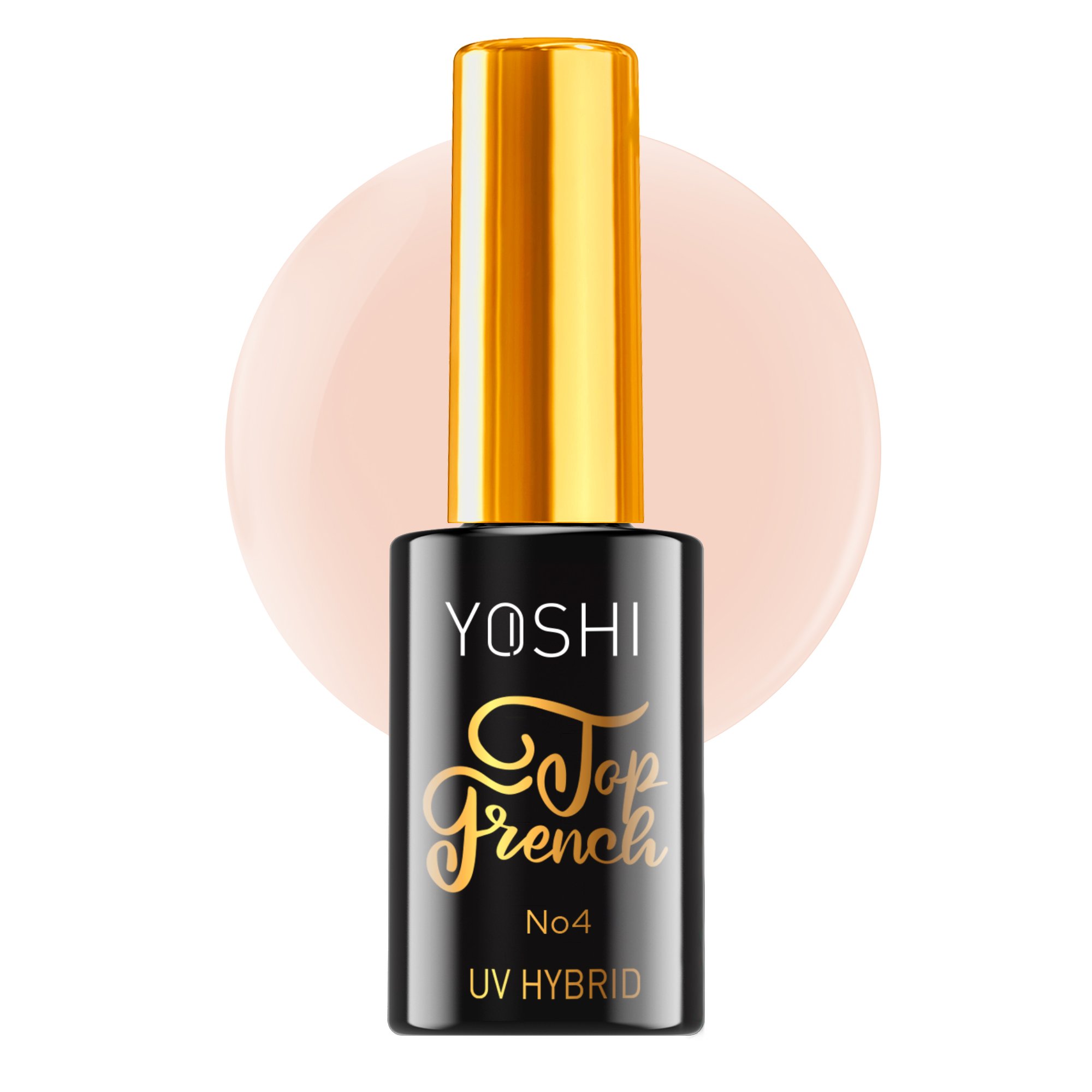 Top French UV/LED Hybrid 10 ml – No4 | Yoshi | Nude Top French UV/LED Hybrid 10 ml – No4