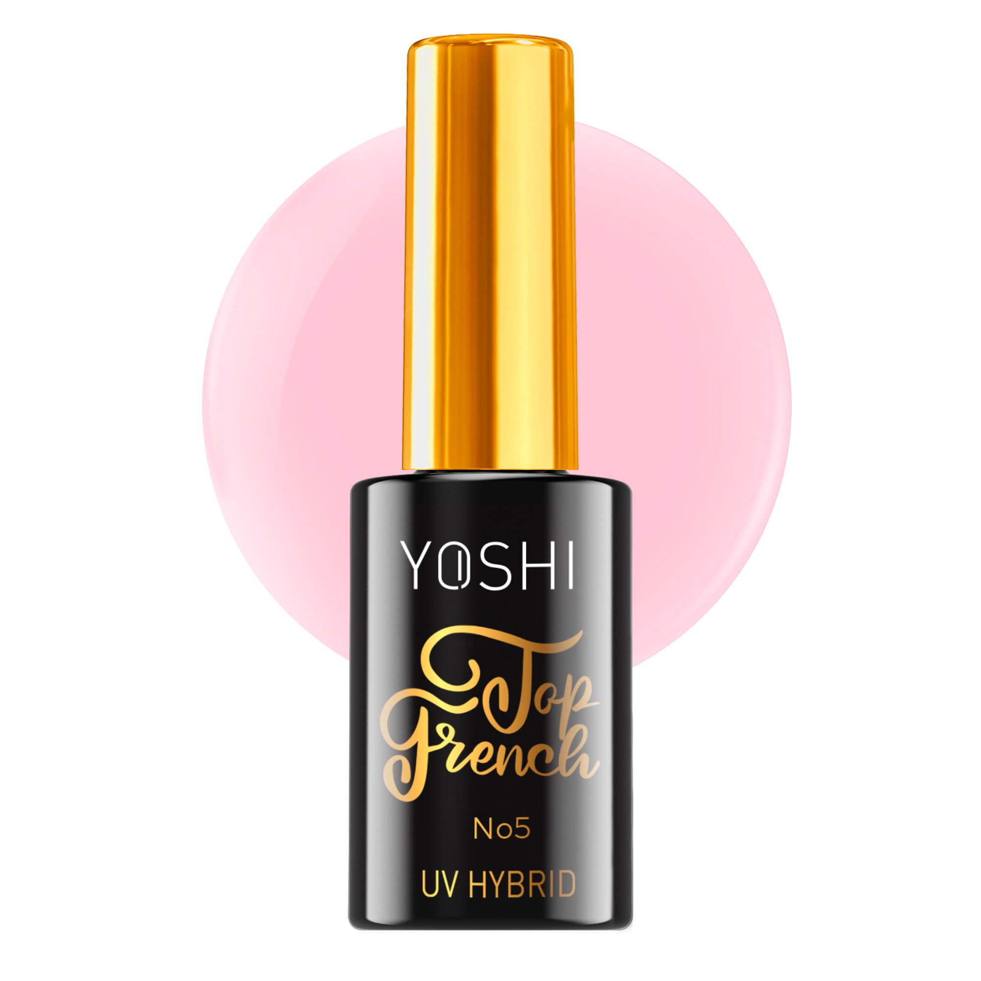 Top French UV/LED Hybrid 10 ml – No5 | Yoshi | Pink Top French UV/LED Hybrid 10 ml – No5