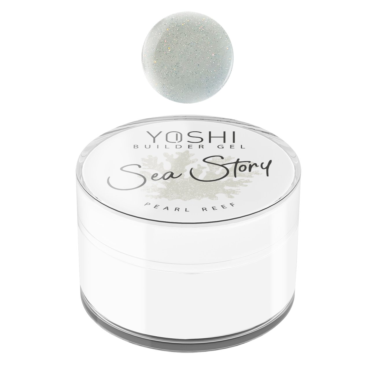 SEA STORY GEL UV LED Pearl Reef 15 ml | Yoshi | Glitter SEA STORY GEL UV LED Pearl Reef 15 ml