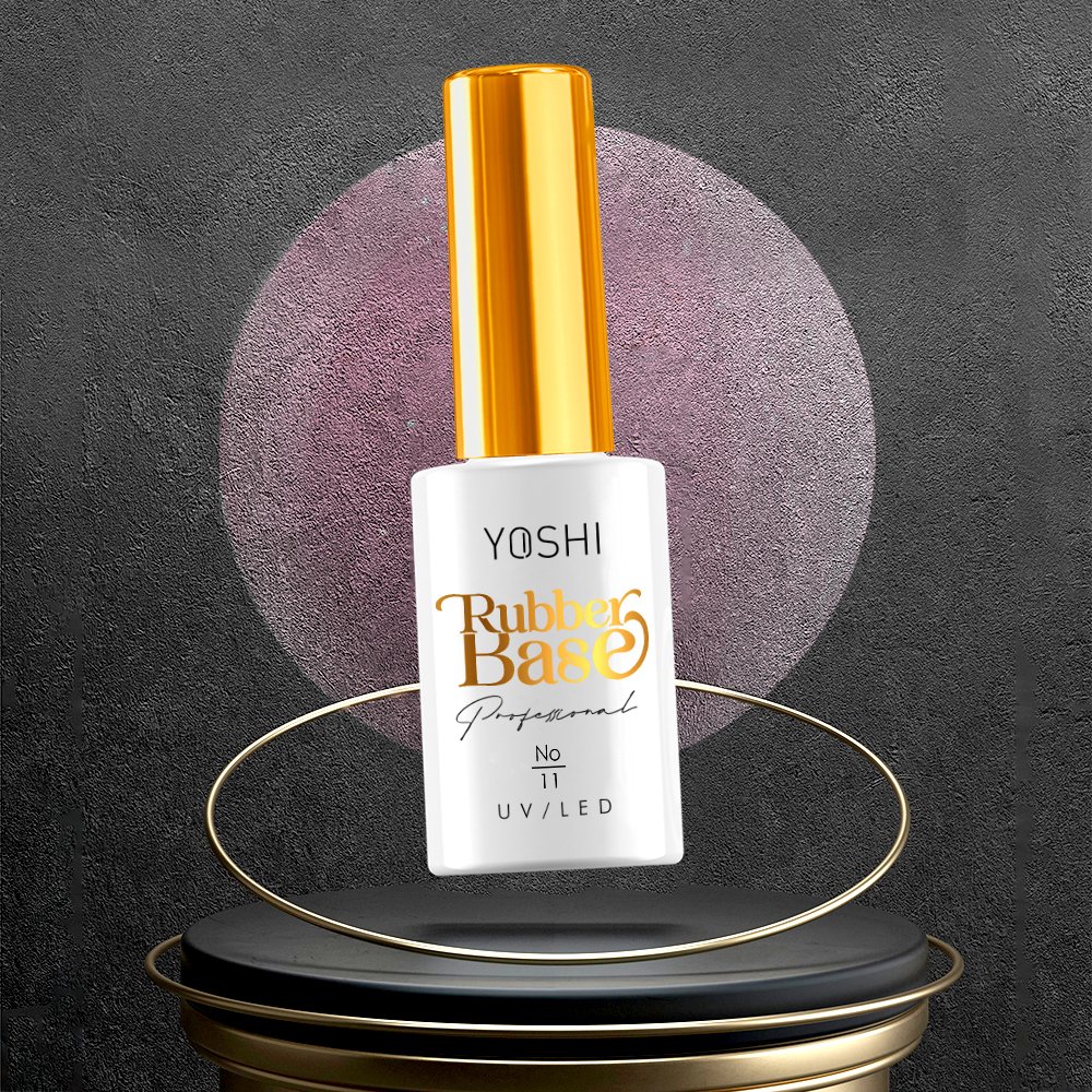 YOSHI Rubber Base UV Hybrid No11 10 ml | Yoshi | Glitter YOSHI Rubber Base UV Hybrid No11 10 ml - Image 5