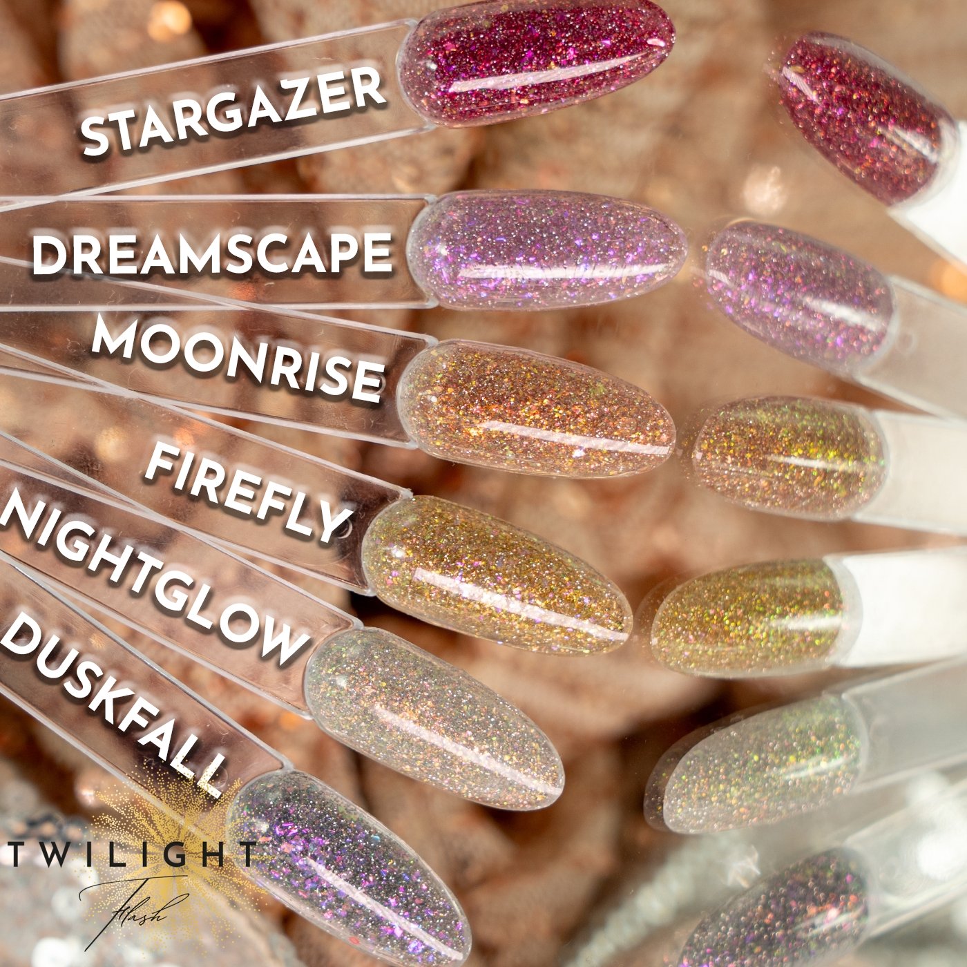 Twilight GEL UV LED Firefly 15ml | Yoshi | Glitter Twilight GEL UV LED Firefly 15ml - Image 4