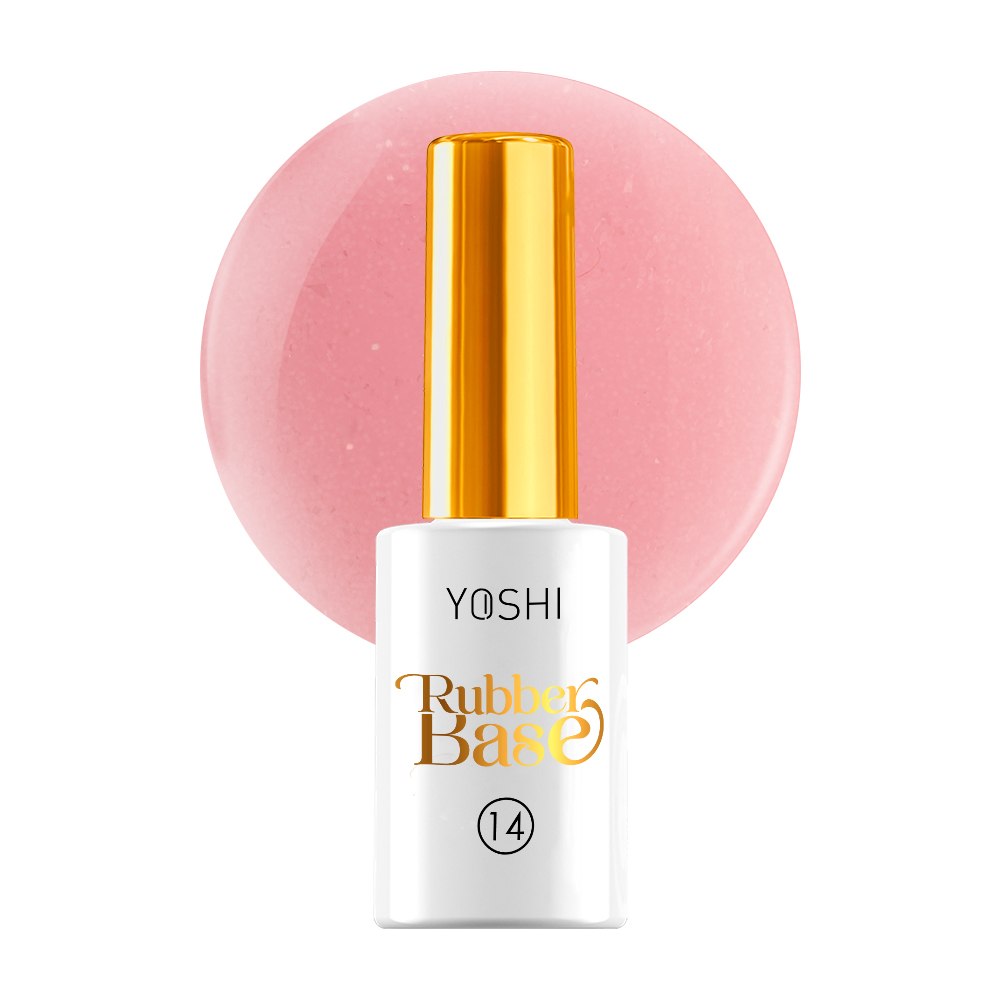 YOSHI Rubber Base nr 14 10 ml | Yoshi | Pink Rubber Base 14